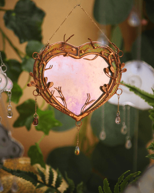 Miroir cœur de sorcière 