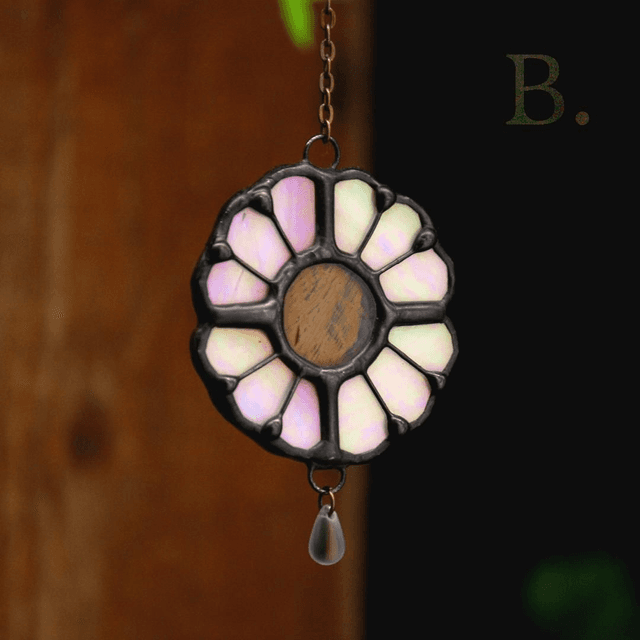 Mini marguerite blanche irisée 